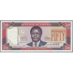 Либерия 50 долларов 2003 (Liberia 50 dollars 2003) P 29a : Unc