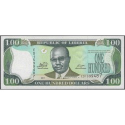 Либерия 100 долларов 2011 (Liberia 100 dollars 2011) P 30g : Unc