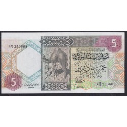Ливия 5 динаров б/д (1991) (Libya 5 dinars ND (1991)) P 55: UNC