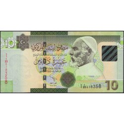 Ливия 10 динаров 2011 (Libya 10 dinars 2011) P 78Aa : Unc