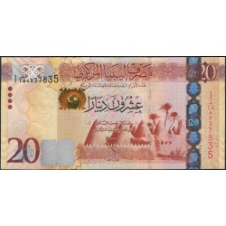 Ливия 20 динаров б/д (2013) (Libya 20 dinars ND (2013)) P 79 : Unc
