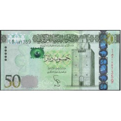 Ливия 50 динаров б/д (2013) (Libya 50 dinars ND (2013)) P 80 : Unc