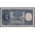 Литва 50 лит 1928 года, A751502 (Lithuania 50 Litu 1928) P 24: VF