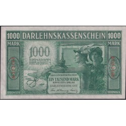 Литва 1000 марок 1918 года, Ковно - Каунас, A.252166 (Lithuania 1000 mark 1918, KOWNO) P R134a: UNC