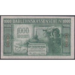 Литва 1000 марок 1918 года, Ковно - Каунас, A.543554 (Lithuania 1000 mark 1918, KOWNO) P R134a: UNC