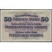 Литва 50 марок 1918 (Lithuania 50 mark 1918) P R132 : aUNC