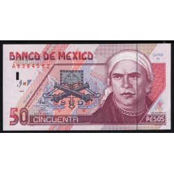 Мексика 50 песо 1994 (MEXICO 50 Pesos 1994) P 107a(4): UNC