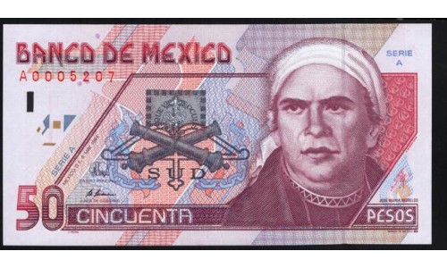 Мексика 50 песо 1994 (MEXICO 50 Pesos 1994) P 107а : UNC