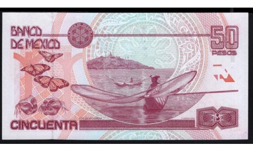 Мексика 50 песо 1994 (MEXICO 50 Pesos 1994) P 107а : UNC