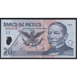 Мексика 20 песо 2001 (MEXICO 20 Pesos 2001) P 116a : UNC