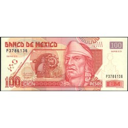 Мексика 100 песо 2008 (MEXICO 100 Pesos 2008) P 118o(2): UNC
