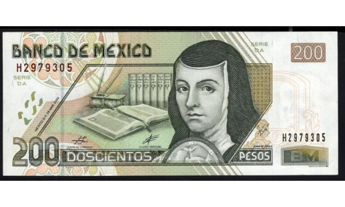 Мексика 200 песо 26.03.2002 (MEXICO 200 Pesos 26/03.2002) P 119b(2): UNC