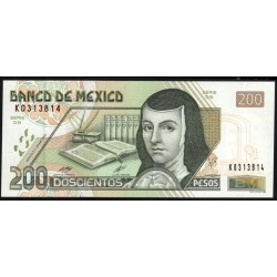 Мексика 200 песо 26.03.2002 (MEXICO 200 Pesos 26.03.2002) P 119b(3): UNC