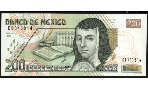 Мексика 200 песо 26.03.2002 (MEXICO 200 Pesos 26.03.2002) P 119b(3): UNC