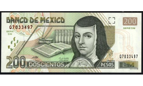 Мексика 200 песо 14.05.2007 (MEXICO 200 Pesos 14.05.2007) P 119f(1): UNC