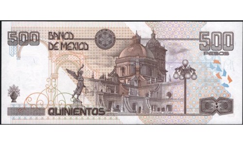 Мексика 500 песо 2000 (MEXICO 500 Pesos 2000) P 120a : UNC