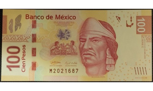 Мексика 100 песо 2009 (MEXICO 100 Pesos 2009) P 124c : UNC