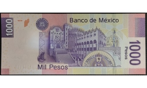 Мексика 1000 песо 2007 (MEXICO 1000 Pesos 2007) P 127c : UNC