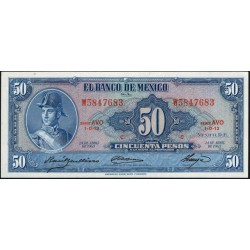 Мексика 50 песо 1963 (MEXICO 50 Pesos 1963) P 49u : UNC