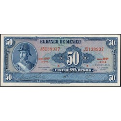 Мексика 50 песо 1969 (MEXICO 50 Pesos 1969) P 49r : UNC