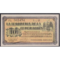 Мексика 10 центаво 16.03.1914 (MEXICO 50 Centavos 16.03.1915) P S1058: UNC