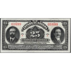 Мексика 25 центаво 1915 (MEXICO 25 Centavos 1915) P S1069 : UNC