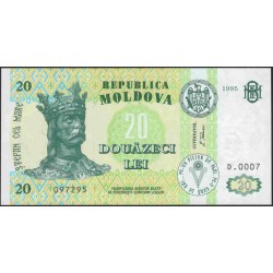 Молдова 20 лей 1995 (Moldova 20 lei 1995) P 13b : UNC