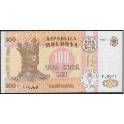 Молдова 100 лей 2013 (Moldova 100 lei 2013) P 15c : UNC