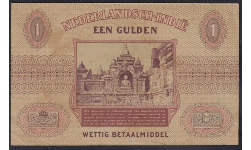 Нидерландская Индия 1 гулден 1940 (NETHERLANDS INDIES 1 gulden 1940) P 108a: aUNC/UNC