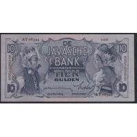 Нидерландская Индия 10 гульденов 9.10. 1933 (NETHERLANDS INDIES 10 gulden 9.10.1933) P 79a: aUNC