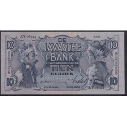 Нидерландская Индия 10 гульденов 9.10. 1933 (NETHERLANDS INDIES 10 gulden 9.10.1933) P 79a: aUNC