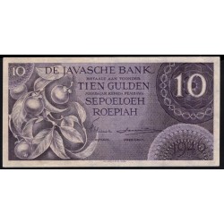 Нидерландская Индия 10 гулденов 1946 (NETHERLANDS INDIES 10 gulden 1946) P 90: XF+