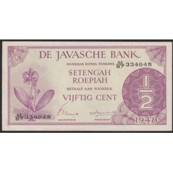 Нидерландская Индия 1/2 гульден 1948 (NETHERLANDS INDIES 1/2 gulden 1948) P 97 : UNC