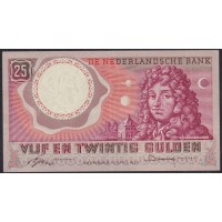 Нидерланды 25 гульденов 1955 года, 3QF 086562 (NETHERLANDS 25 Gulden Nederlandsche Bank 1955) P 87: XF/aUNC