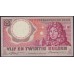 Нидерланды 25 гульденов 1955 года, 3QF 086562 (NETHERLANDS 25 Gulden Nederlandsche Bank 1955) P 87: XF/aUNC