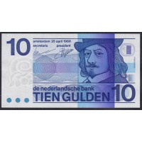 Нидерланды 10 гульденов 1968 года, 1461624282 (NETHERLANDS 10 Gulden Nederlandsche Bank 1968) P 91b: aUNC/UNC