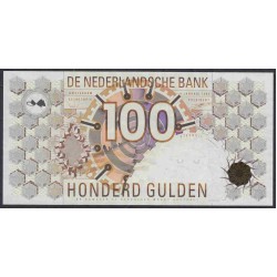 Нидерланды 100 гульденов 1992(93) года (NETHERLANDS 100 Gulden Nederlandsche Bank 1992(93)) P 101: UNC