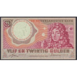 Нидерланды  25 гульденов 1955 года (NETHERLANDS  25 Gulden    18.05.1955) P 87:  UNC