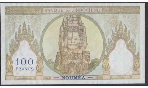 Новая Каледония 100 франков 1963 года (New Caledonia 100 Francs 1963) P 43e: XF