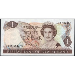 Новая Зеландия 1 доллар 1985-89 год (New Zealand 1 dollar 1985-89) P 169b: UNC