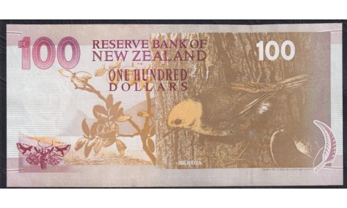 Новая Зеландия 100 долларов 1992 год, AK 350723 (New Zealand 100 dollars 1992) P 181a: XF/aUNC