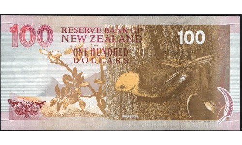 Новая Зеландия 100 долларов 1992 год (New Zealand 100 dollars 1992) P 181a: UNC