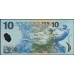 Новая Зеландия 10 долларов 1999 год, полимер пластик, Серия ВК (New Zealand 10 dollars 1999, Polymer plastic) P 186a: UNC