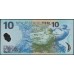 Новая Зеландия 10 долларов 2007 год, полимер пластик (New Zealand 10 dollars 2007, Polymer plastic) P 186b: UNC