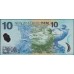 Новая Зеландия 10 долларов 2013 год, полимер пластик (New Zealand 10 dollars 2013, Polymer plastic) P 186c: UNC