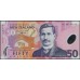 Новая Зеландия 50 долларов 1999 год, полимер пластик, серия AL (New Zealand 50 dollars 1999, Polymer plastic) P 188a : UNC
