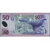 Новая Зеландия 50 долларов 2007 год, полимер пластик, cерия AH (New Zealand 50 dollars 2007, Polymer plastic) P 188b: UNC