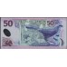 Новая Зеландия 50 долларов 2007 год, полимер пластик, Серии BF (New Zealand 50 dollars 2007, Polymer plastic) P 188b : UNC