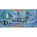 Новая Зеландия 10 долларов 2000 год, полимер пластик, чёрная серия (New Zealand 10 dollars 2000, Polymer plastic, black serial) P 190a: UNC