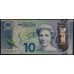 Новая Зеландия 10 долларов 2015 год, полимер пластик (New Zealand 10 dollars 2015, Polymer plastic) P 192 : UNC
